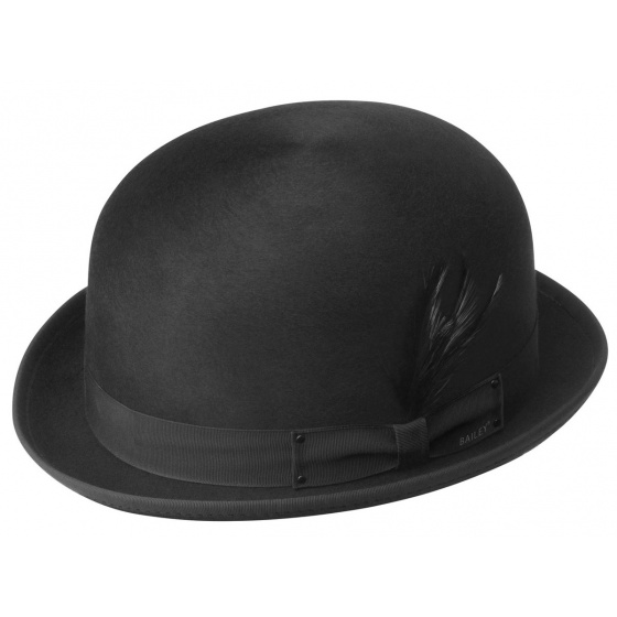 Chapeau Melon Harker Feutre Noir - Bailey Chapeau Melon Harker Feutre Noir - Bailey