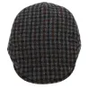 Casquette Cache-Oreilles Carreaux Laine - Traclet Reference : 18562 | Chapellerie Traclet