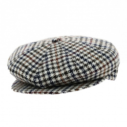 Irish Wool Check Cap - Traclet