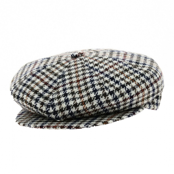 Irish Wool Checkered Cap - Traclet