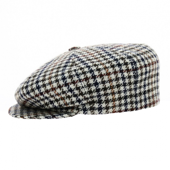 Casquette Irlandaise Laine Carreaux - Traclet