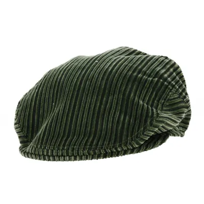 Khaki Velvet Cap - Traclet Reference: 18569 | Traclet Hat Shop