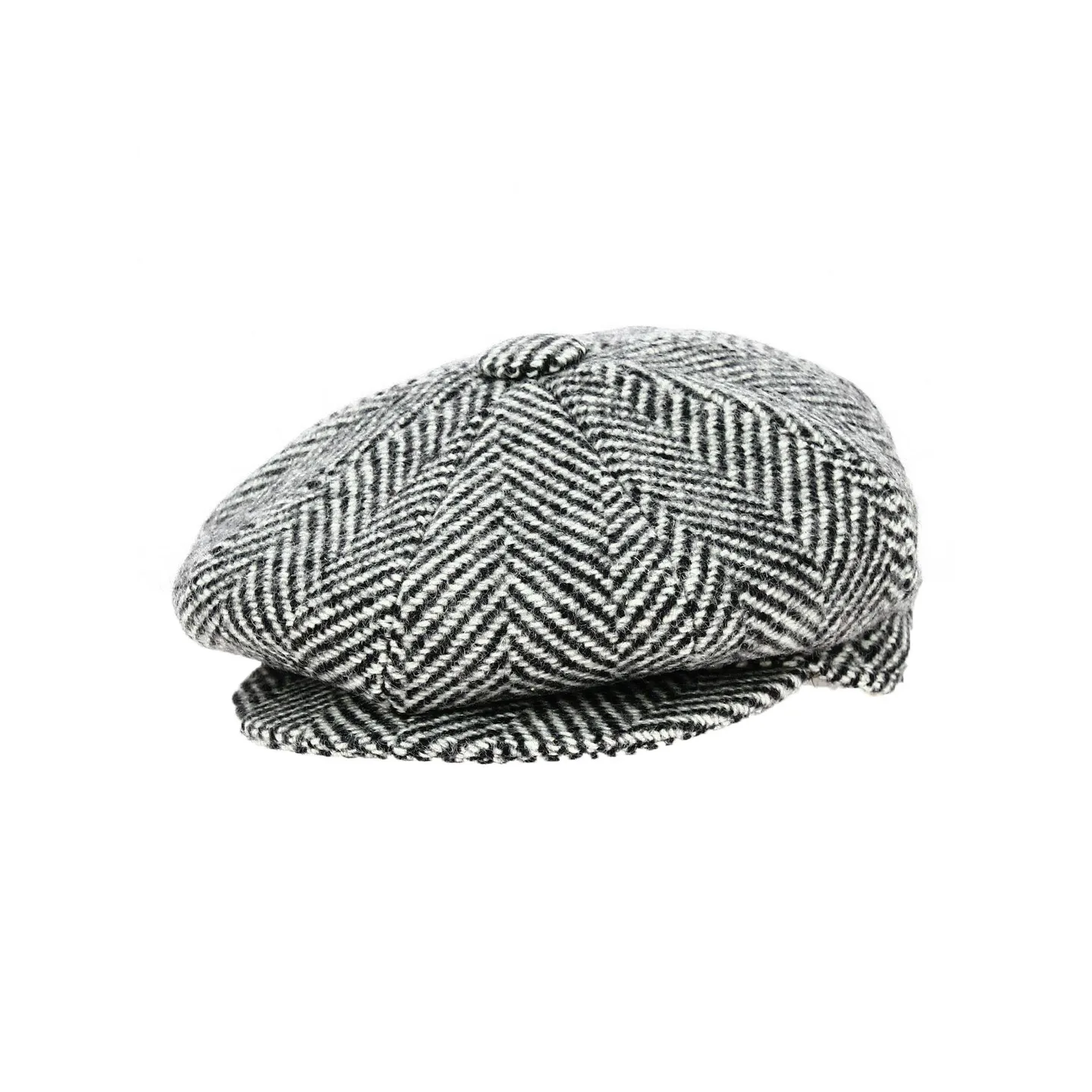 Casquette irlandaise Gris & Noir - Fléchet Reference : 18570 | Chapellerie Traclet