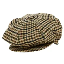 Casquette Irlandaise Laine à Carreaux - Traclet Référence : 18571 | Chapellerie Traclet
