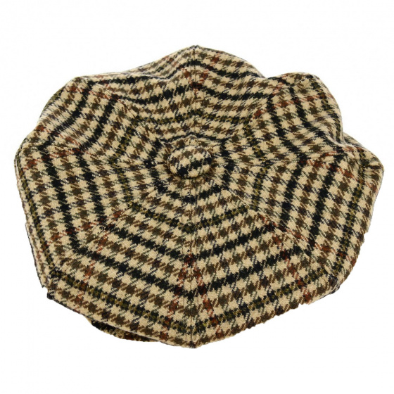 Plaid Wool Irish Cap - Traclet