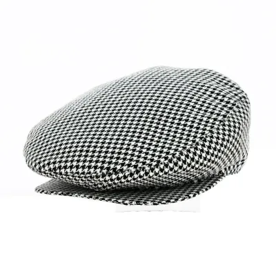 Casquette Plate Pied de Poule Enfant Grise- Traclet Reference : 18572 | Chapellerie Traclet