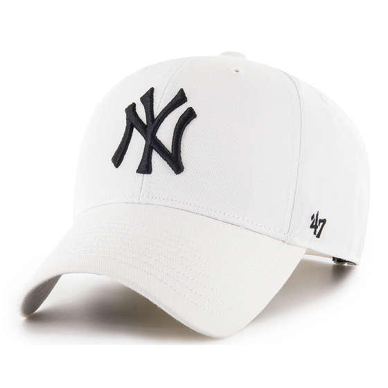White Yankees NY Snapback Cap - 47 Brand