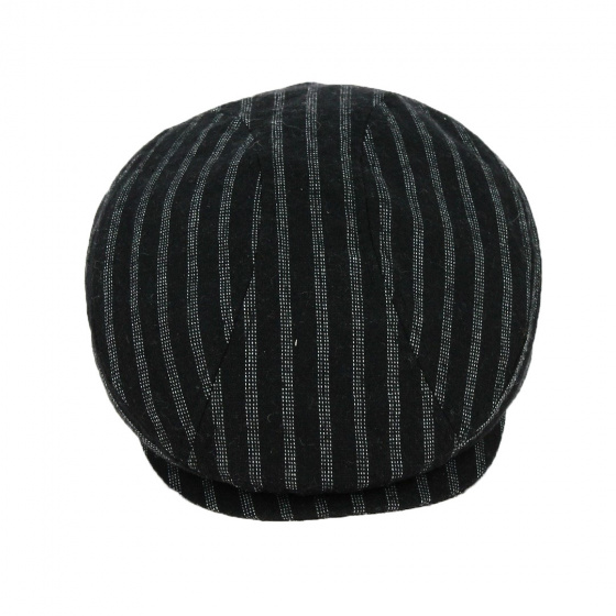 Black Polyester Rounded Cap - Traclet