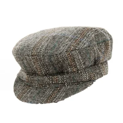 Casquette Marin Laine Gris - Torpedo Reference : 18579 | Chapellerie Traclet
