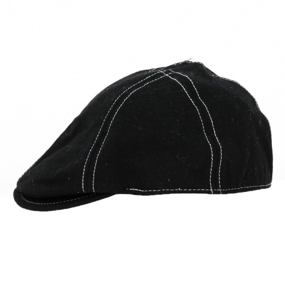 Black Donovan Duck Bill Cap - Traclet Black Donovan Duck Bill Cap - Traclet