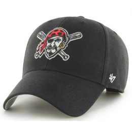 Black Pirates Baseball Cap - 47 Brand