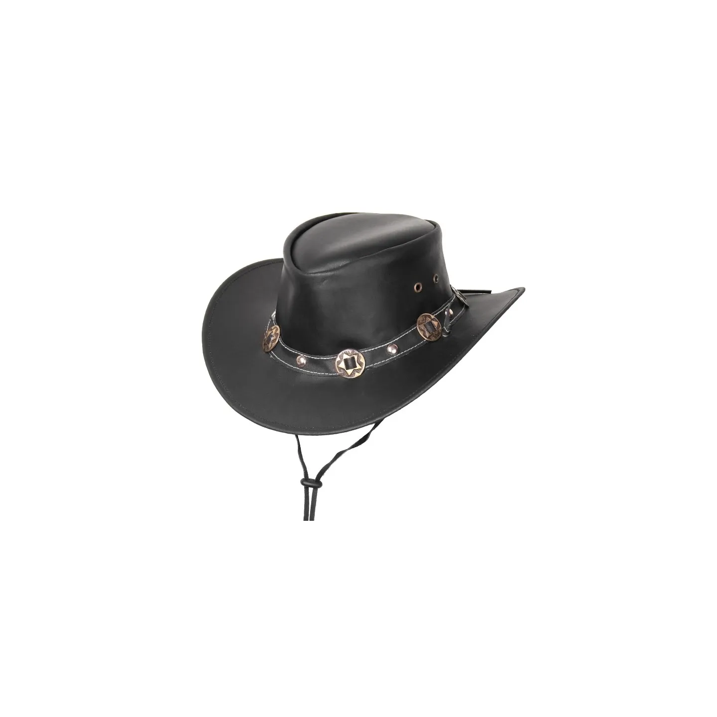 Black Concho Australian Hat - SCIPPIS - Traclet ref 18590 traclet hat shop