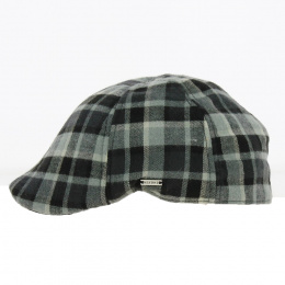 Black Checkered Duck Bill Riley Cap - Keyone