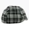 Black Checkered Duck Bill Riley Cap - Keyone Reference: 1491 | Traclet Hat Shop