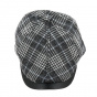 Quincy Duck Bill Checkered Black Cap - Keyone