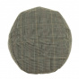 Beige Check Flat Cap - Traclet