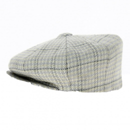 Casquette 8 cotes Laine Bleu - Traclet