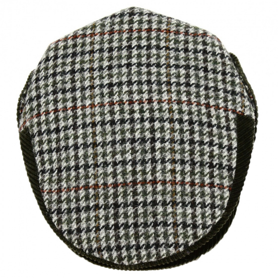 Houndstooth Ear Flap Cap - Traclet