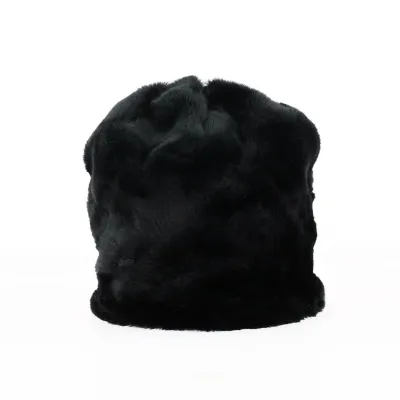 Black Polyester Beanie - Traclet Reference: 18621 | Traclet Hat Shop