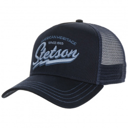 American Heritage Navy Trucker Baseball Cap - Stetson