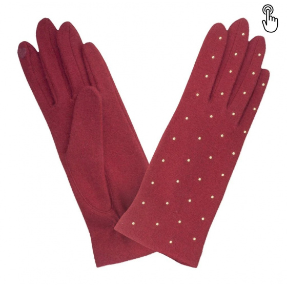 Malina Women's Gloves Tactile Red - Glove Story