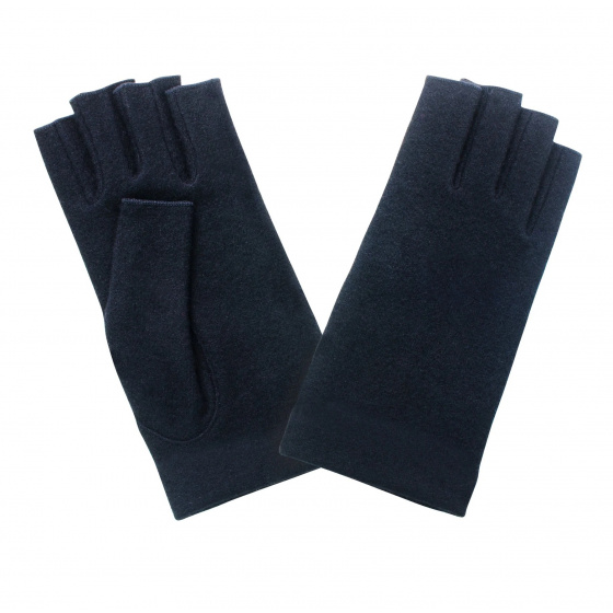 Women's Marina Wool & Nylon Fingerless Gloves - Traclet