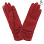 Nina Tactile Red Women's Gloves - Glove Story