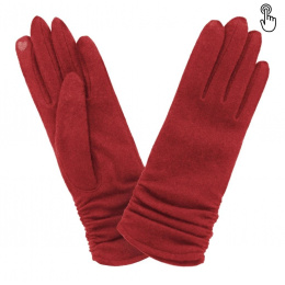 Nina Tactile Red Women's Gloves - Glove Story