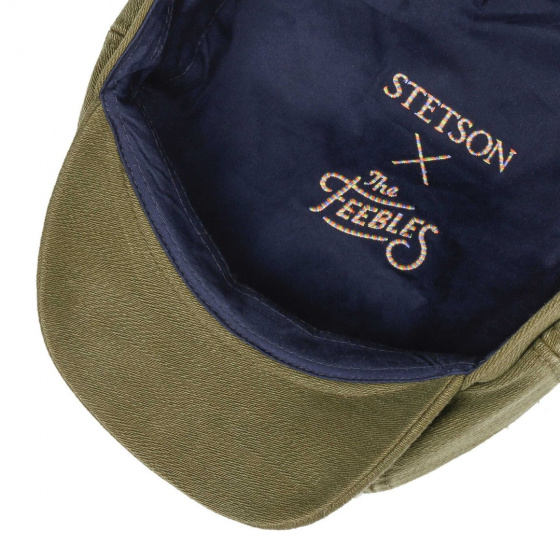 Khaki Cotton Hatteras Cap - Stetson x Feebles