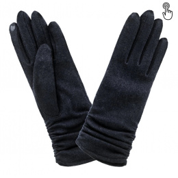 Nina Tactile Women's Gloves Black - Glove Story