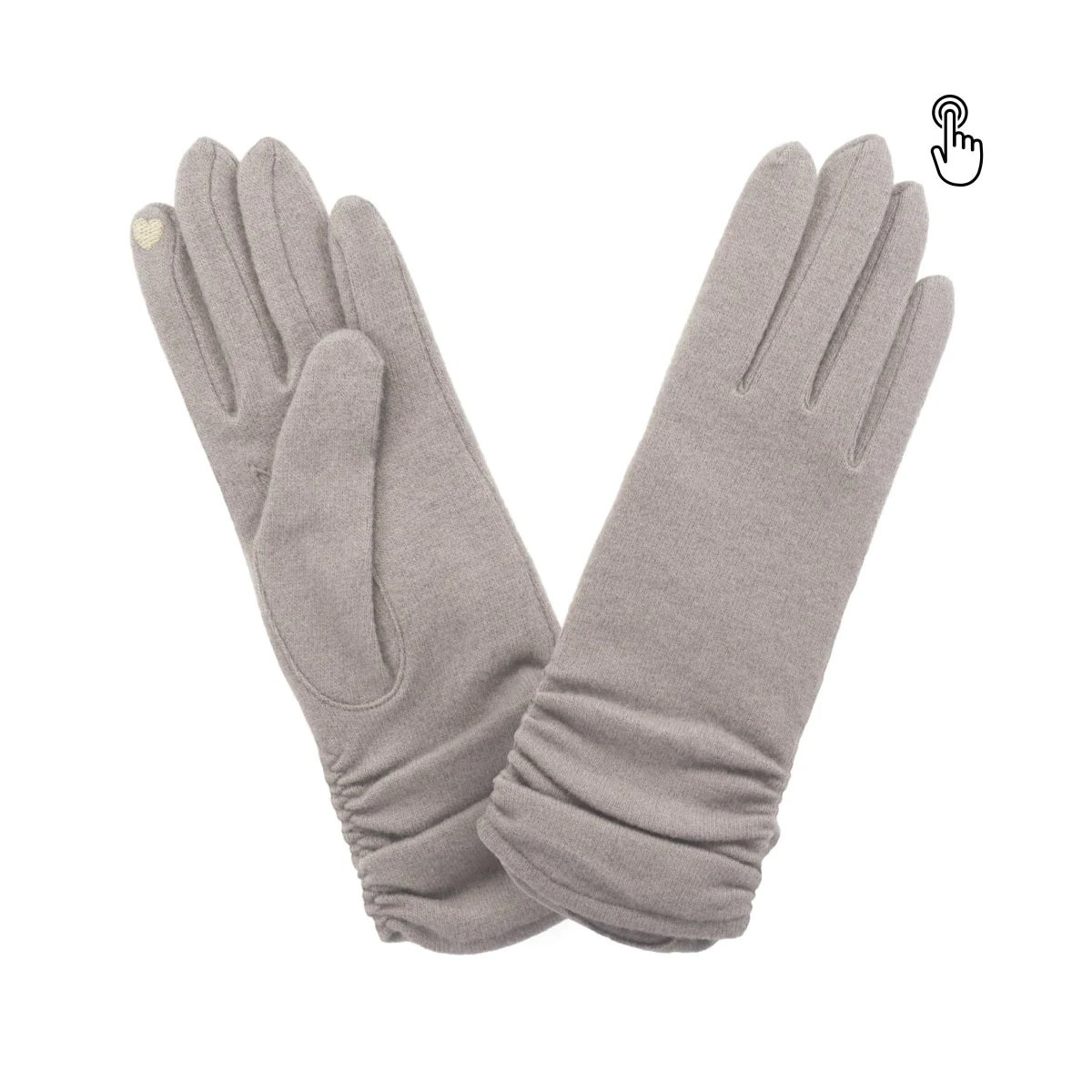 Gloves Women Nina Tactile Taupe - Glove Story Reference : 18650 ...