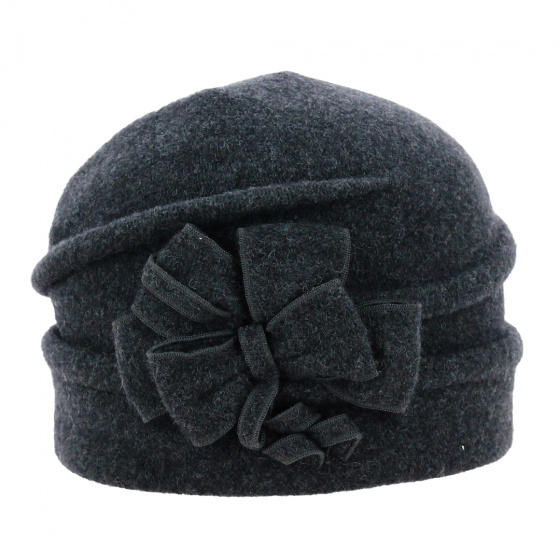 Toque Femme Akuna Laine Gris chiné - Traclet