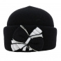 Women's Kila Wool Beanie Black - Traclet