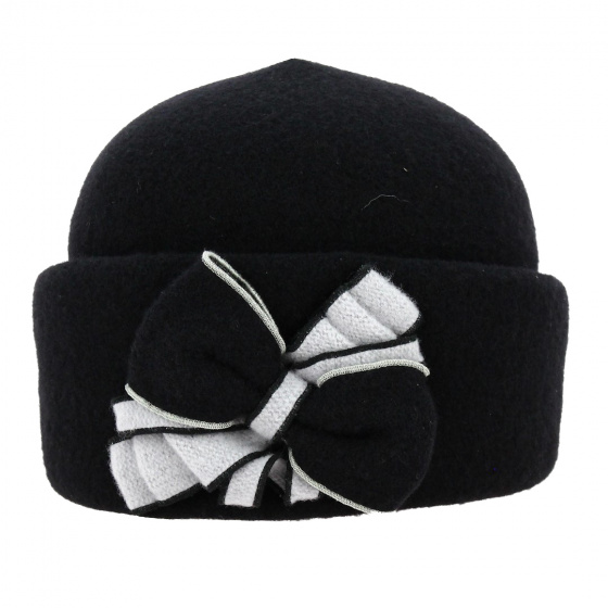 Women's Kila Wool Beanie Black - Traclet