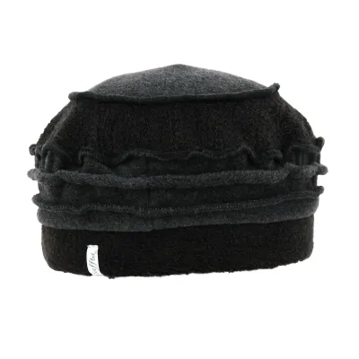 Edline Black & Charcoal Toque - Traclet Reference: 18686 | Traclet Hat Shop