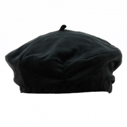 Editte Black Velvet Beret - Traclet