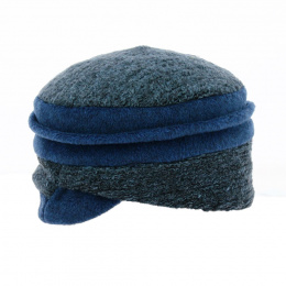 Ewen Indigo & Petrol Blue Beanie - Traclet