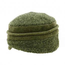 Green & Khaki Ewen Beanie - Traclet