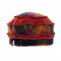 Edline Camel & Purple Beanie - Traclet