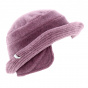 Elza Parme fleece bob hat with earmuffs - Traclet