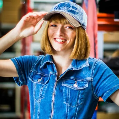 Casquette Baseball Vintage Distressed Denim - Stetson