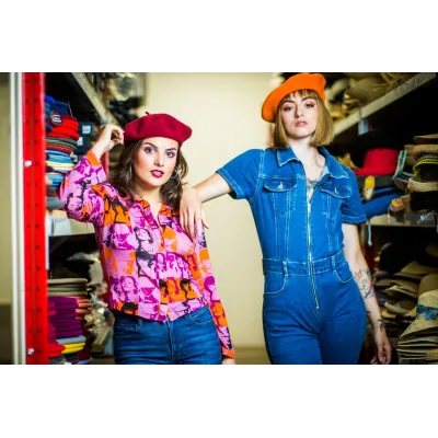 Classic Orange Beret - Le Béret Français Reference: 5050 | Chapellerie Traclet