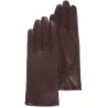 Women's Brown Leather Touch Screen Gloves - Isotoner Reference: 18723