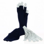 Navy Blue Acrylic Gloves - Mittens - Traclet