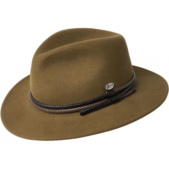 Fedora Nelles Whiskey Felt Hat - Bailey