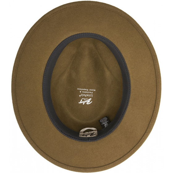 Bailey Wool Felt Fedora Hat Nelles Whiskey