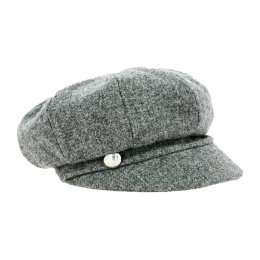 Twilight Grey Newsboy Cap - Traclet