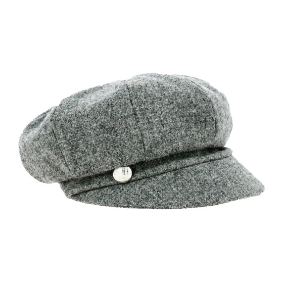 Twilight Grey Newsboy Cap - Traclet