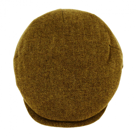 Casquette Plate Capri Laine Moutarde - Traclet
