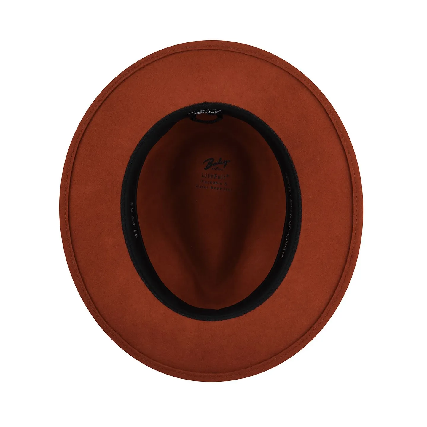Chapeau Fedora Curtis Feutre Henné - Bailey Reference : 7293 | Chapellerie Traclet